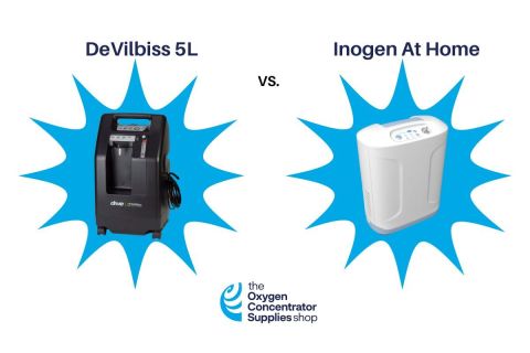 Inogen At Home  vs DeVilbiss 5L Stationary Oxygen Concentrator Comparison