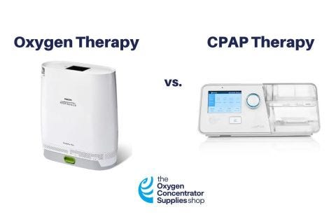 Difference Between Oxygen Therapy and CPAP Therapy