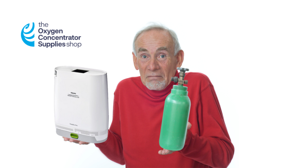 Difference between oxygen concentrator and oxygen tank