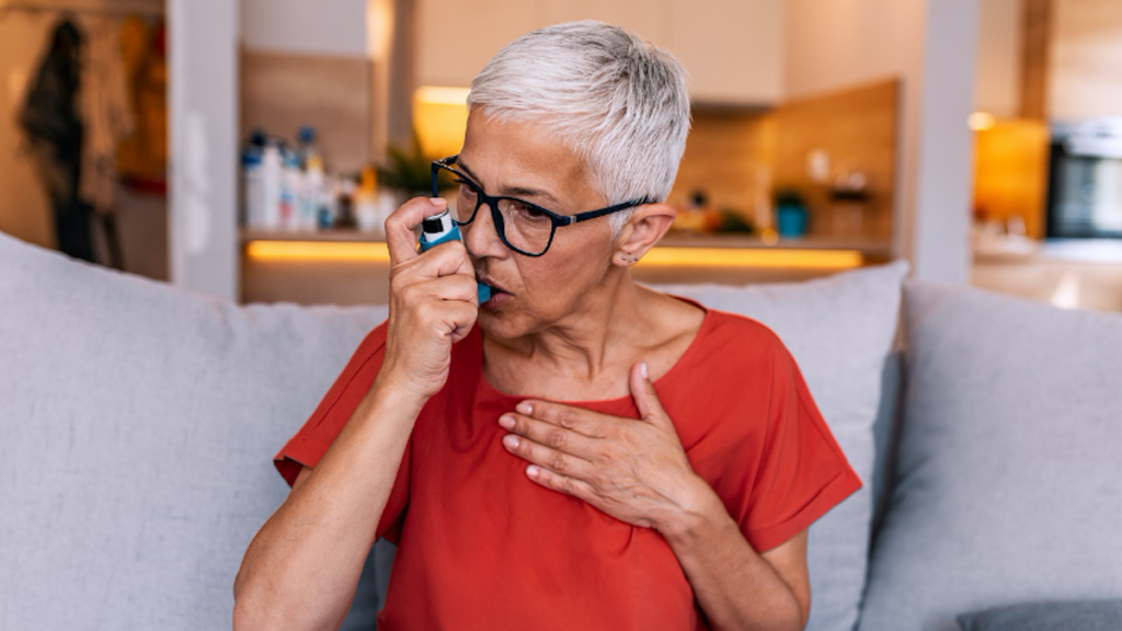 woman with asthma