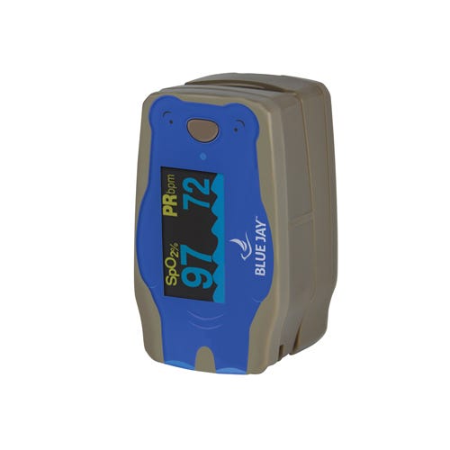 Blue Jay Pediatric Blue Bear Pulse Oximeter