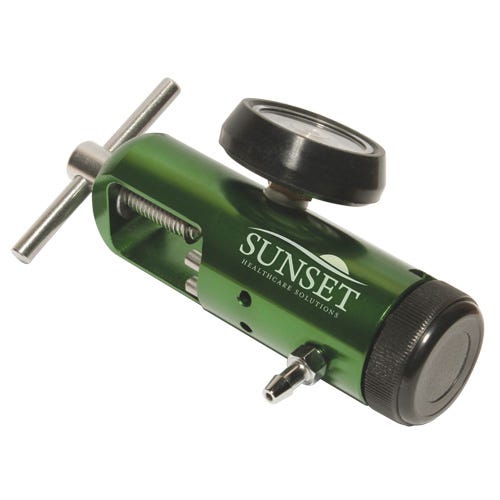 Sunset Mini Oxygen Regulator CGA 870 Style