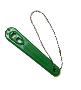 AG Industries Green Oxygen Cylinder Wrench with Chain (5 Pack)