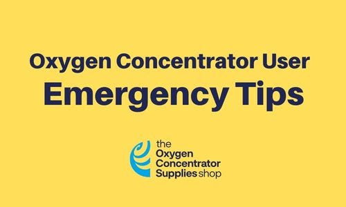 Oxygen Concentrator User Emergency Tips