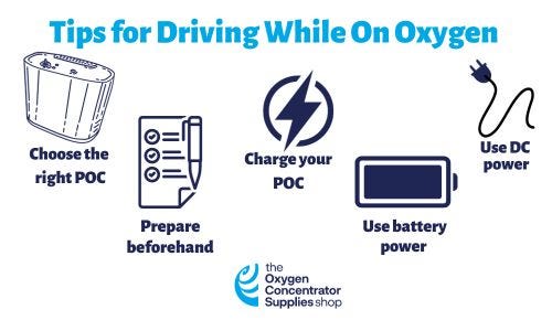 tips for driving while on oxygen